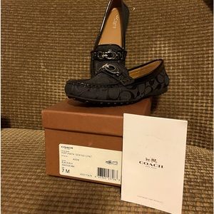 Coach Fortunata  loafers size 7 new in box  never worn